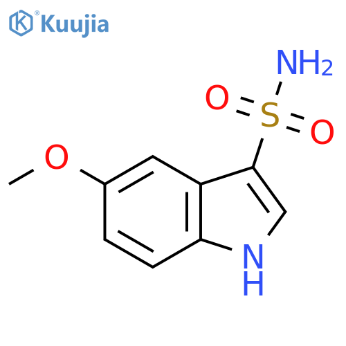 5-methoxy-1H-indole-3-sulfonamide structure