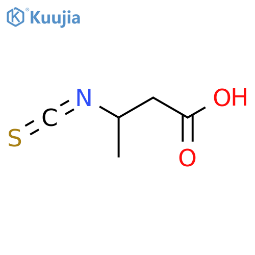 3-isothiocyanatobutanoic acid structure