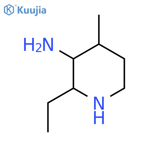 2-ethyl-4-methylpiperidin-3-amine structure