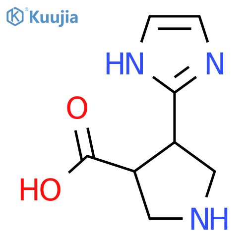 4-(1H-imidazol-2-yl)pyrrolidine-3-carboxylic acid structure