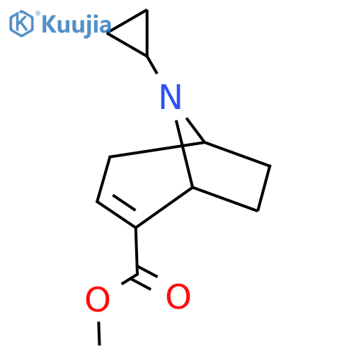 methyl 8-cyclopropyl-8-azabicyclo3.2.1oct-2-ene-2-carboxylate structure