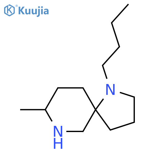1-butyl-8-methyl-1,7-diazaspiro4.5decane structure