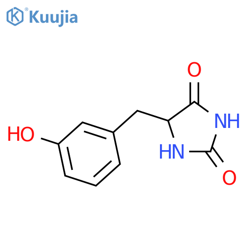 5-(3'-Hydroxybenzyl)hydantoin structure