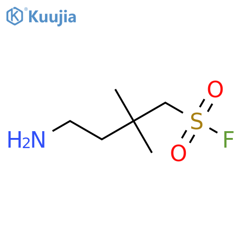 4-amino-2,2-dimethylbutane-1-sulfonyl fluoride structure