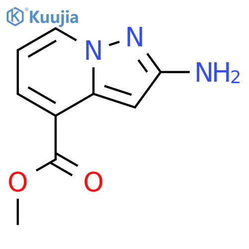 methyl 2-aminopyrazolo1,5-apyridine-4-carboxylate structure