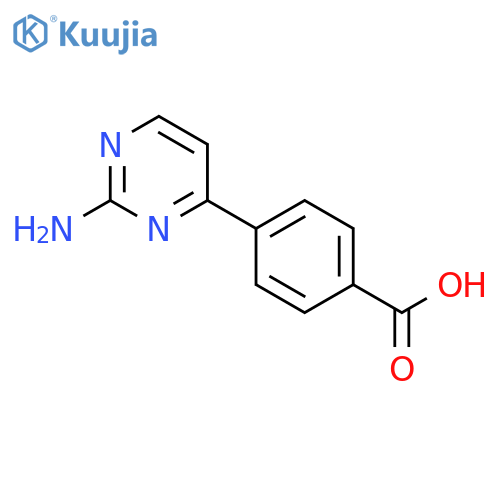 4-(2-aminopyrimidin-4-yl)benzoic Acid structure