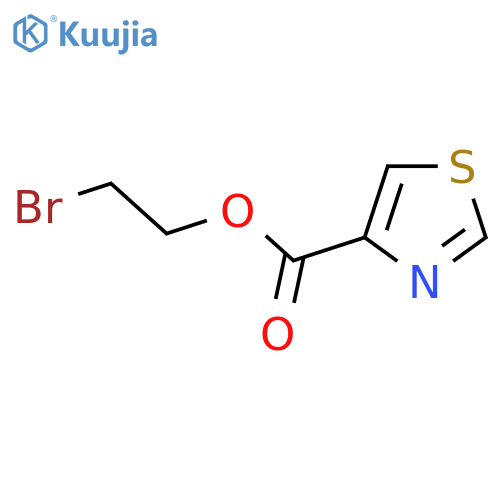 2-bromoethyl 1,3-thiazole-4-carboxylate structure