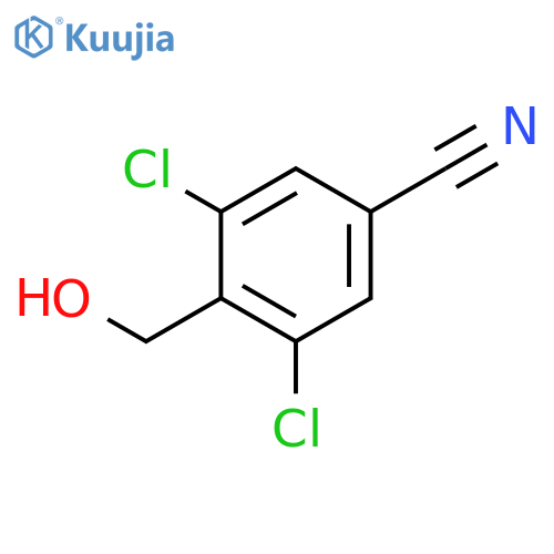 3,5-Dichloro-4-(hydroxymethyl)benzonitrile structure
