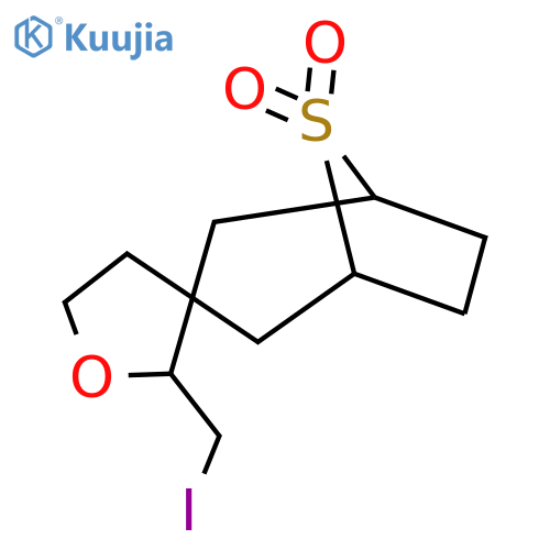 2'-(iodomethyl)-8lambda6-thiaspirobicyclo3.2.1octane-3,3'-oxolane-8,8-dione structure