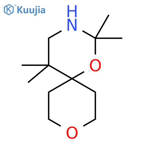 2,2,5,5-tetramethyl-1,9-dioxa-3-azaspiro5.5undecane structure