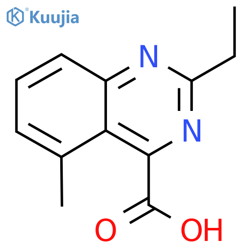 2-ethyl-5-methylquinazoline-4-carboxylic acid structure
