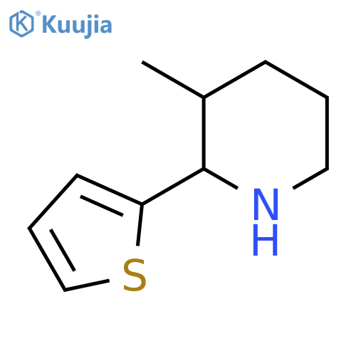 3-methyl-2-(thiophen-2-yl)piperidine structure