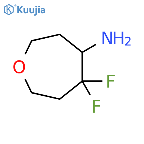 5,5-difluorooxepan-4-amine structure