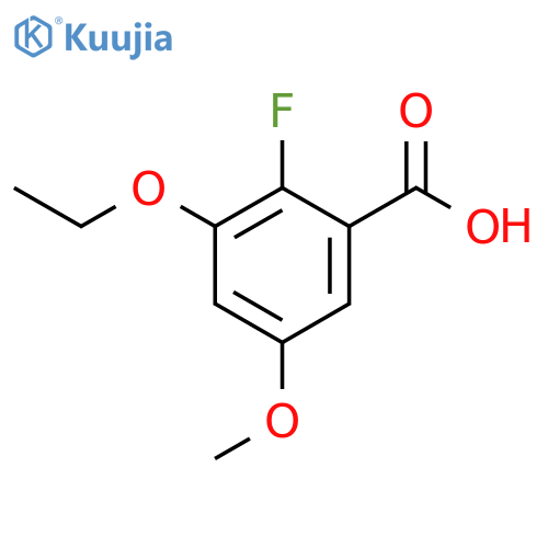 3-Ethoxy-2-fluoro-5-methoxybenzoic acid structure