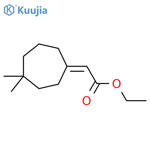 ethyl 2-(1Z)-4,4-dimethylcycloheptylideneacetate structure