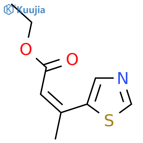 ethyl (2Z)-3-(1,3-thiazol-5-yl)but-2-enoate structure