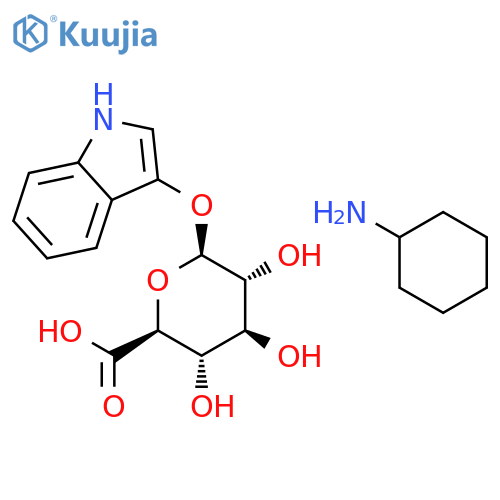 Indoxyl b-D-Glucuronide CHA Salt, IBDG structure