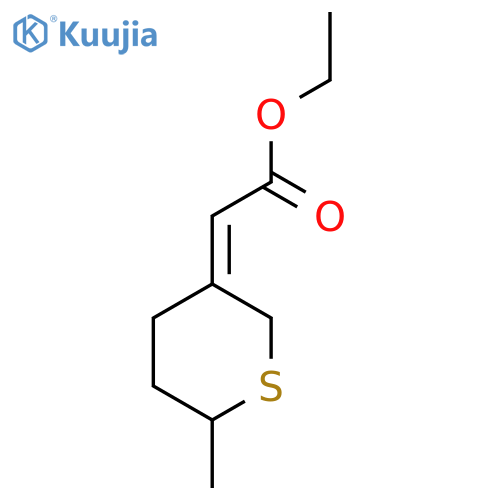 ethyl 2-(3Z)-6-methylthian-3-ylideneacetate structure