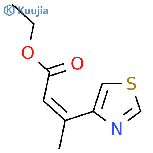 ethyl (2Z)-3-(1,3-thiazol-4-yl)but-2-enoate structure