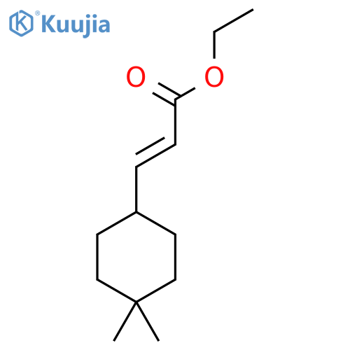 ethyl (2E)-3-(4,4-dimethylcyclohexyl)prop-2-enoate structure