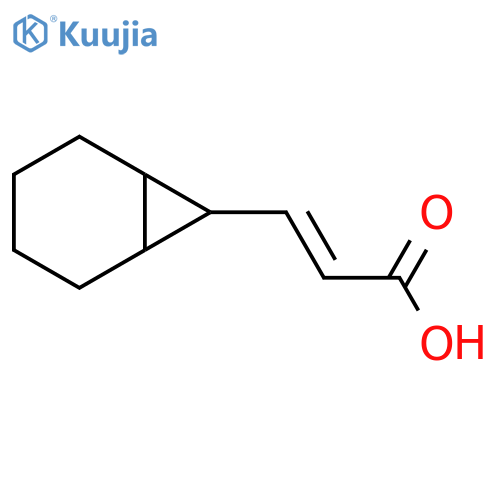 (2E)-3-{bicyclo4.1.0heptan-7-yl}prop-2-enoic acid structure