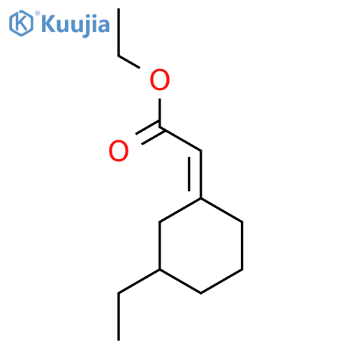 ethyl 2-(1Z)-3-ethylcyclohexylideneacetate structure