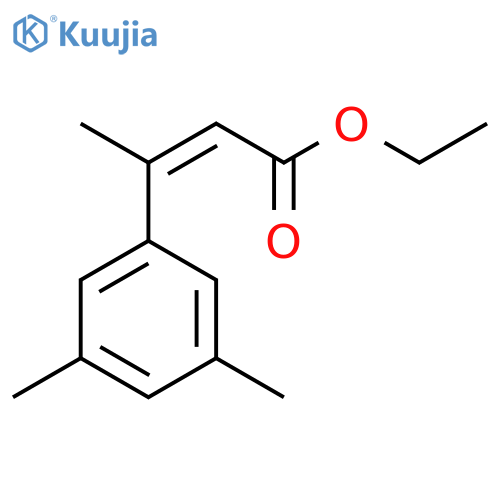 ethyl (2Z)-3-(3,5-dimethylphenyl)but-2-enoate structure