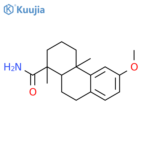 1-Phenanthrenecarboxamide,1,2,3,4,4a,9,10,10a-octahydro-6-methoxy-1,4a-dimethyl-, [1S-(1a,4aa,10ab)]- (9CI) structure