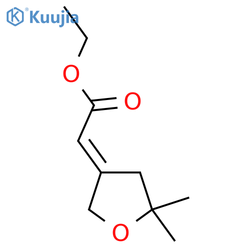 ethyl 2-(5,5-dimethyloxolan-3-ylidene)acetate structure