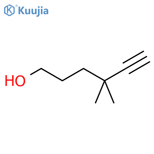 5-Hexyn-1-ol, 4,4-dimethyl- structure