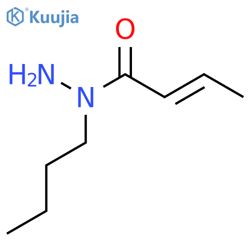 N-butylbut-2-enehydrazide structure