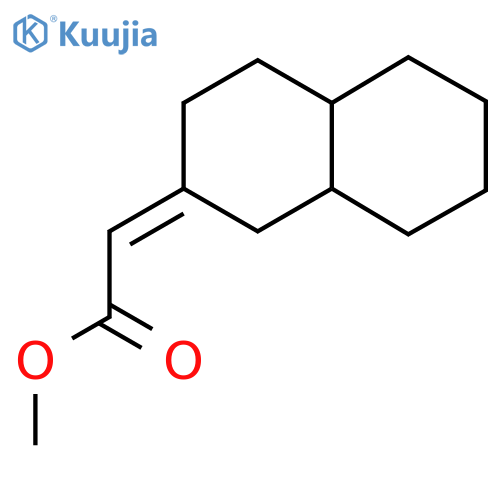 methyl 2-(2Z)-decahydronaphthalen-2-ylideneacetate structure