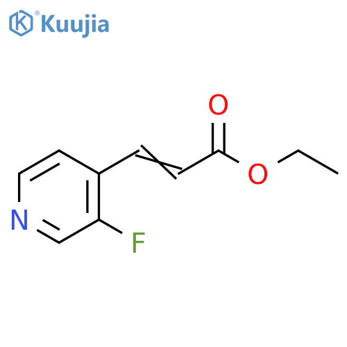 Ethyl (2E)-3-(3-fluoropyridin-4-yl)prop-2-enoate structure