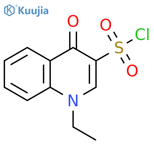 1-ethyl-4-oxo-quinoline-3-sulfonyl chloride structure