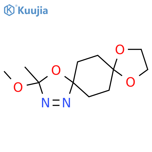 3-Methoxy-3-methyl-4,9,12-trioxa-1,2-diazadispiro[4.2.4.2]tetradec-1-ene structure