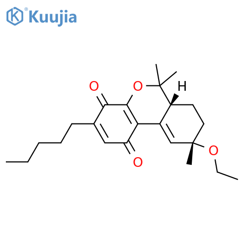 (6aR,9S)-9-Ethoxy-6,6,9-trimethyl-3-pentyl-6a,7,8,9-tetrahydro-1H-benzocchromene-1,4(6H)-dione structure