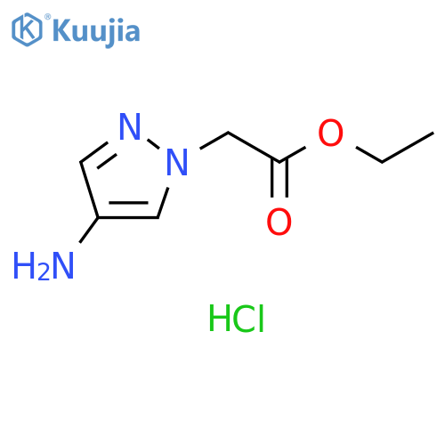 ethyl (4-amino-1H-pyrazol-1-yl)acetate dihydrochloride structure