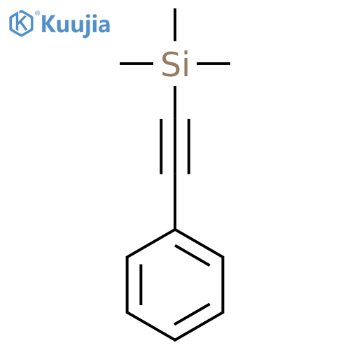 1-Phenyl-2-(trimethylsilyl)acetylene structure