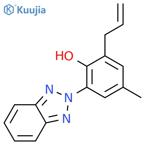 2-(2H-Benzotriazol-2-yl)-4-methyl-6-(2-propenyl)phenol structure