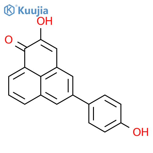 2-Hydroxy-5-(4-hydroxyphenyl)-1H-phenalen-1-one structure