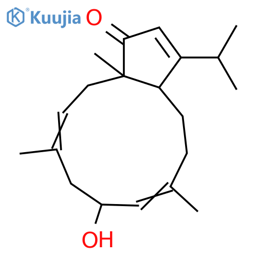 6-Hydroxy-3,7,12-dolabellatrien-14-one; (3E,6β,7Z)-form structure