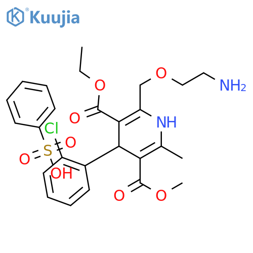 3-Ethyl 5-Methyl 4-(2-Chlorophenyl)-2-(methoxymethyl)-6-methyl-1,4-dihydropyridine-3,5-dicarboxylate structure