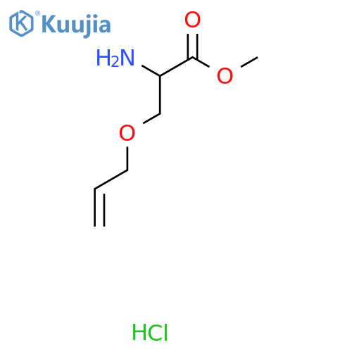 methyl 2-amino-3-(prop-2-en-1-yloxy)propanoate hydrochloride structure