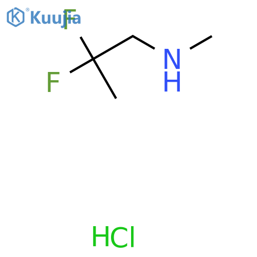 (2,2-difluoropropyl)(methyl)amine hydrochloride structure
