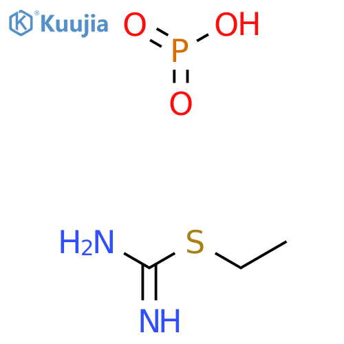 Pseudourea, 2-ethyl-2-thio-, compd. with metaphosphoric acid (1:1) structure