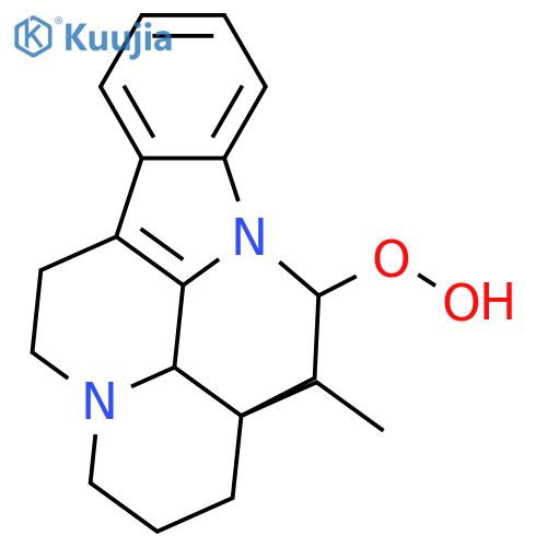 Eburnamine; (-)-form, 16-Hydroperoxide structure