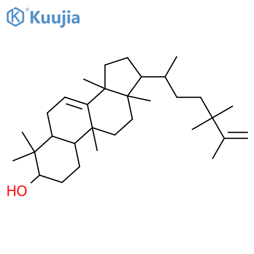 24,24-Dimethylcucurbita-7,25-dien-3-ol; (3β,9α,10β,20S)-form structure