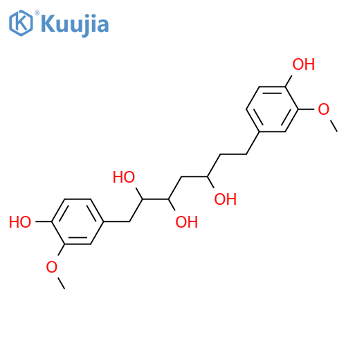 1,7-Bis(3,4-dihydroxyphenyl)-2,3,5-heptanetriol; (2S,3S,5S)-form, 3',3''-Di-Me ether structure