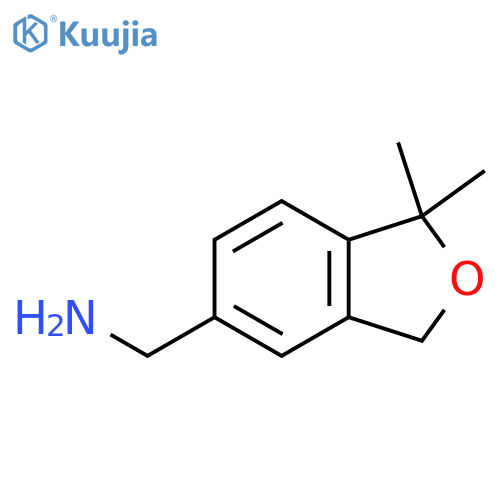 1-(1,1-Dimethyl-1,3-dihydro-2-benzofuran-5-yl)methanamine structure