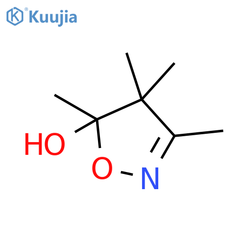 5-Isoxazolol, 4,5-dihydro-3,4,4,5-tetramethyl- structure